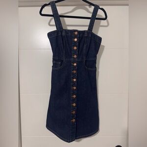 Madewell  Denim Dress with Button Detail